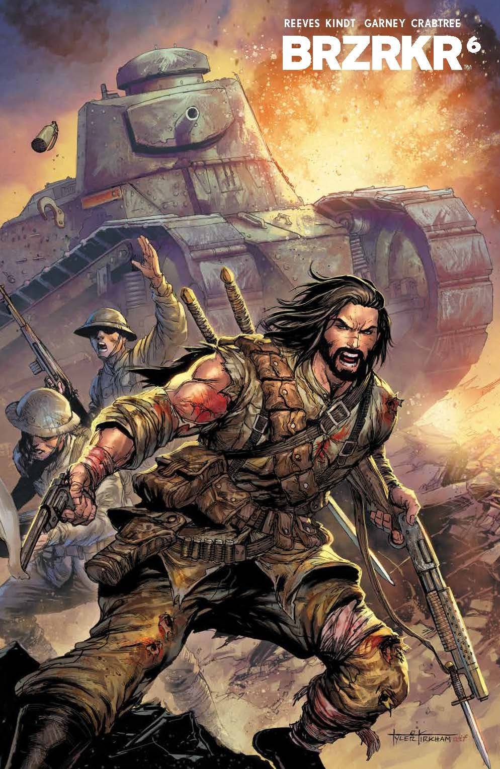 Brzrkr (Berzerker) #6 (Of 12) Cover F 1:50 Variant Kirkham (Mr