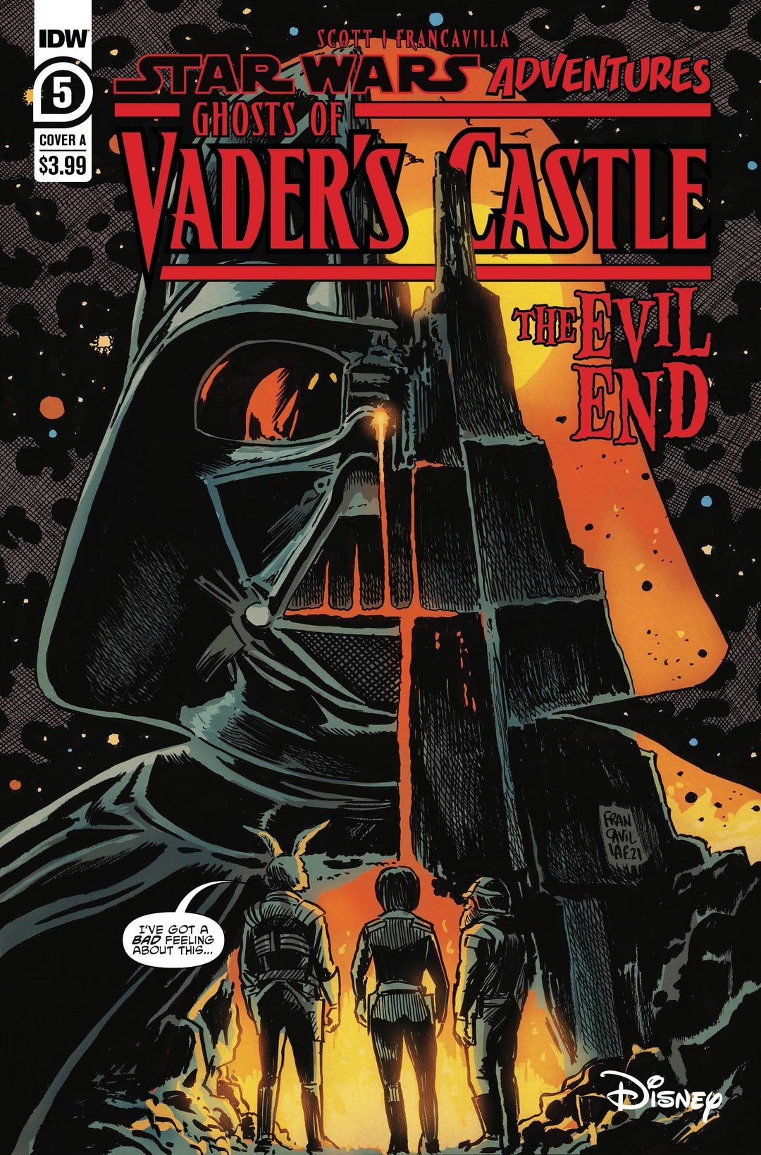 Star Wars Adv Ghost Vaders Castle #5 (Of 5) Cover A Francavill