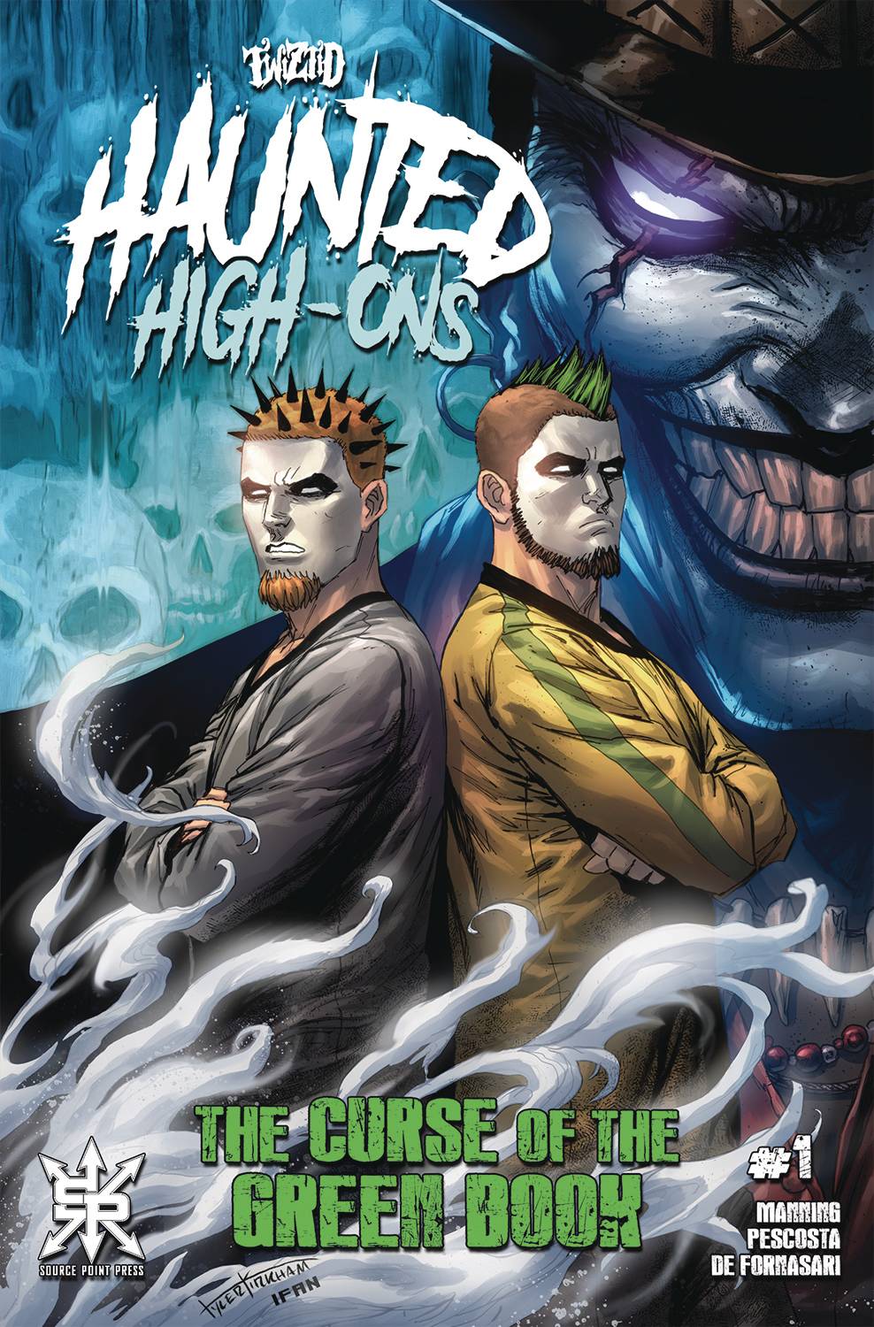 Twiztid Haunted High Ons Curse Of Green Book #1 (Of 4) Cover B