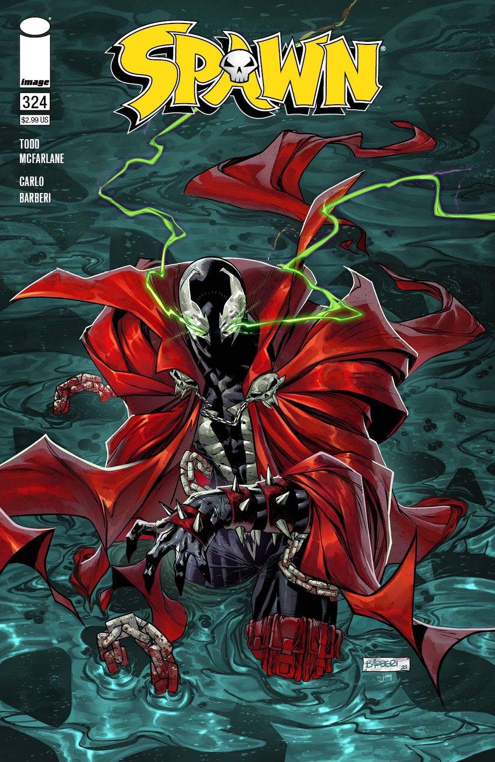 Spawn #324 Cover B Barberi