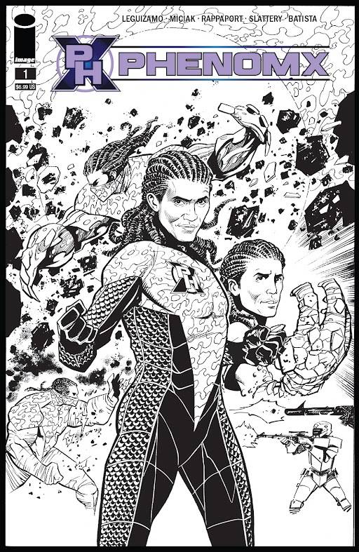 Phenom X #1 (Of 5) Cover C 1:10 Variant Muniz B&W