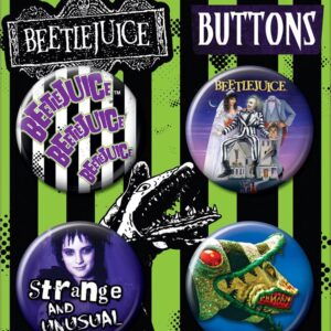 Beetlejuice 4 Button Set