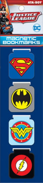 Justice League Magnetic Bookmarks