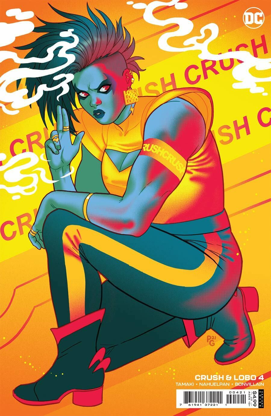 Crush & Lobo #4 (Of 8) Cover B Paulina Ganucheau Card Stock Variant