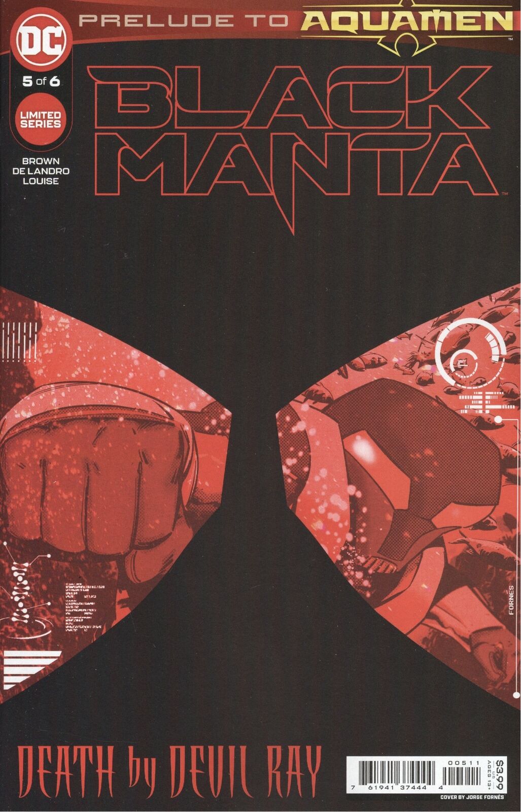 Black Manta #5 (Of 6) Cover A Jorge Fornes